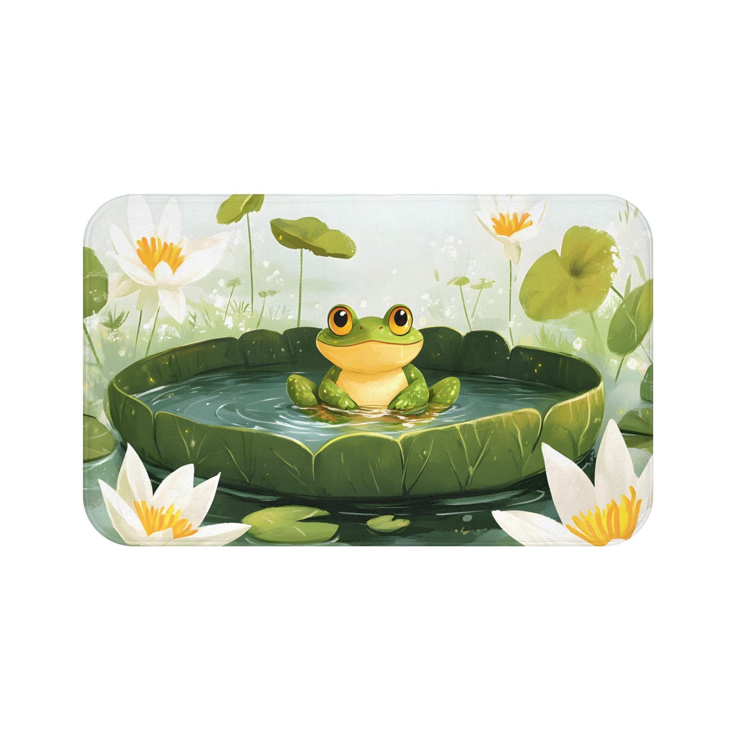 Frog Bath Mat – Whimsical Animal Bathroom Rug