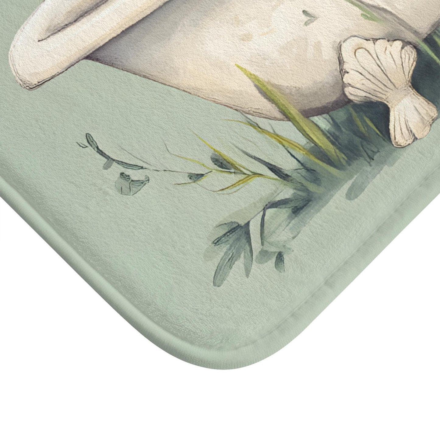 Zebra Bath Mat – Safari Animal Bathroom Rug, Jungle Decor, Soft Non-Slip