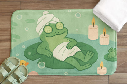 Frog Bath Mat – Whimsical Animal Bathroom Rug