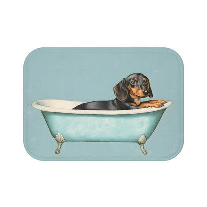 Cute Dachshund Bath Mat – Dog Lover Bathroom Decor
