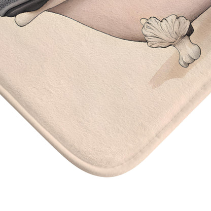 Hippo Bath Mat – Cute Animal Bathroom Rug