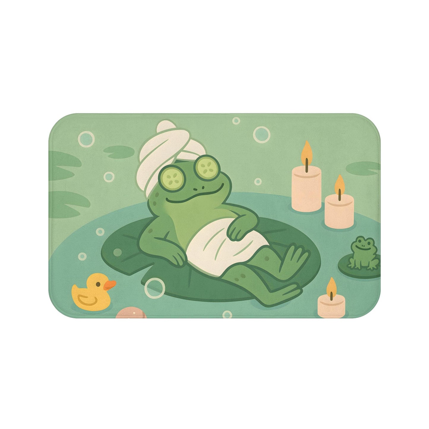 Frog Bath Mat – Whimsical Animal Bathroom Rug