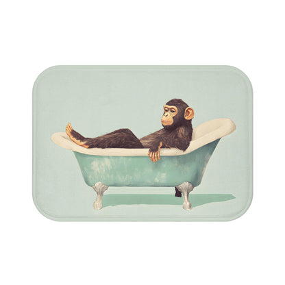 Chimpanzee Bath Mat – Jungle Animal Bathroom Rug