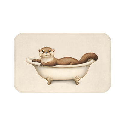 Otter Bath Mat – Playful Animal Bathroom Rug
