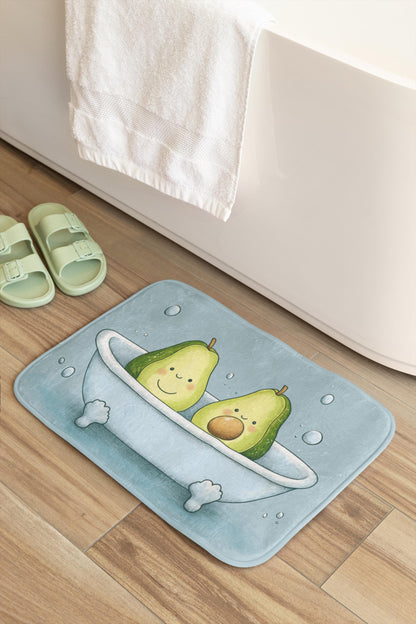Avocado Bath Mat – Cute Fruit Bathroom Rug
