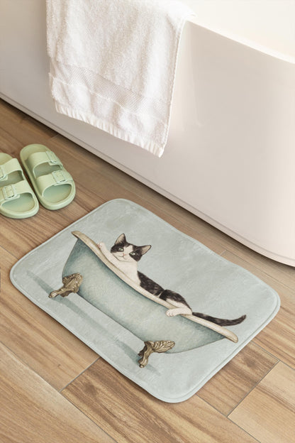 Cat Bath Mat – Cute Pet Bathroom Rug