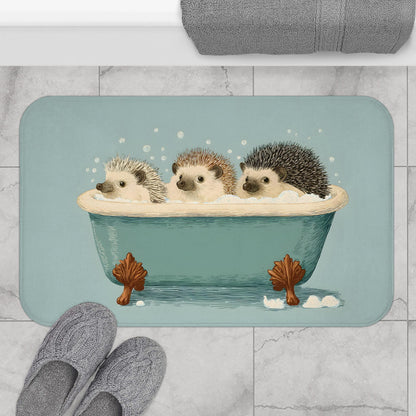 Hedgehog Bath Mat – Cute Woodland Animal Rug