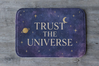 Trust the Universe Bath Mat – Spiritual Bathroom Rug