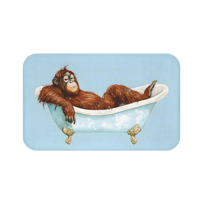 Orangutan Bath Mat – Funny Animal Bathroom Rug