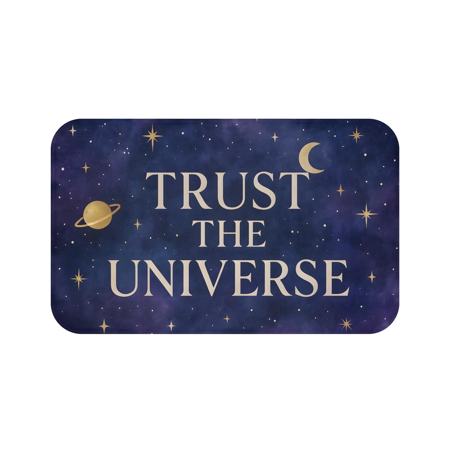 Trust the Universe Bath Mat – Spiritual Bathroom Rug