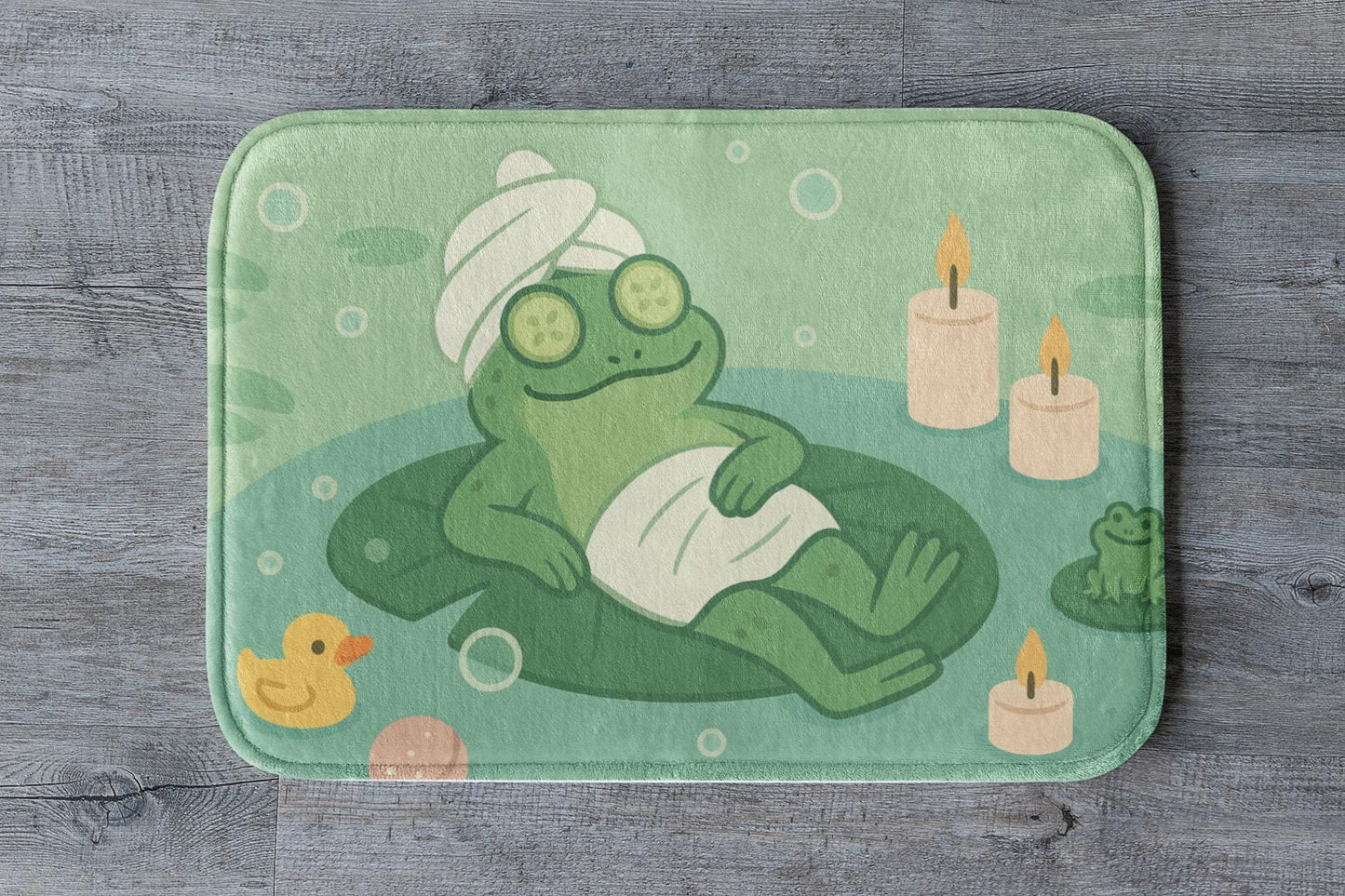 Frog Bath Mat – Whimsical Animal Bathroom Rug