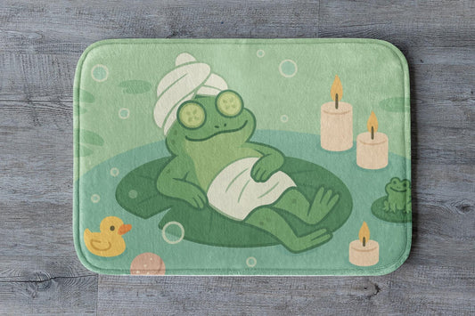 Frog Bath Mat – Whimsical Animal Bathroom Rug