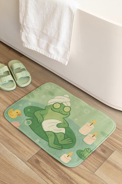 Frog Bath Mat – Whimsical Animal Bathroom Rug