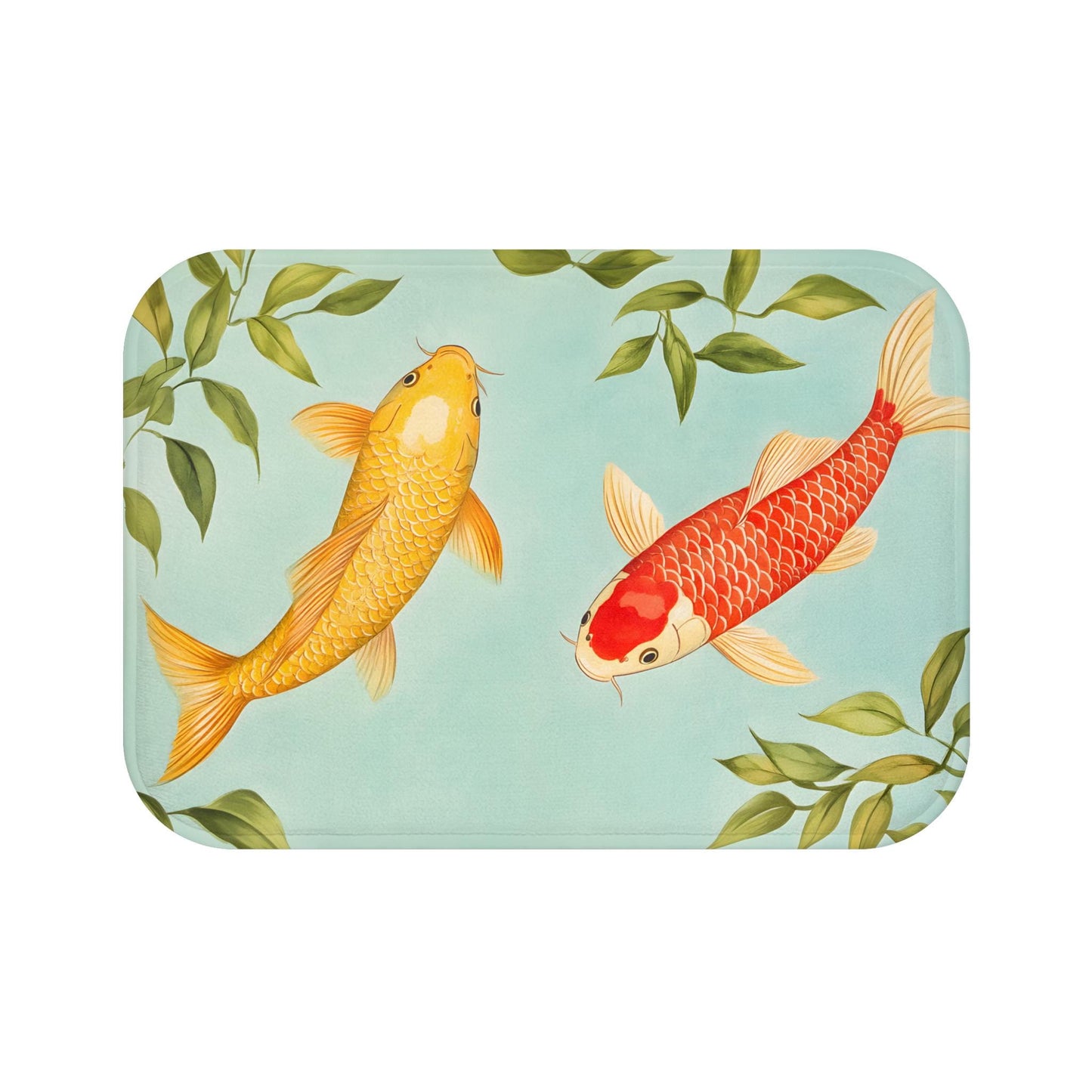 Koi Fish Bath Mat – Japanese Style Bathroom Rug