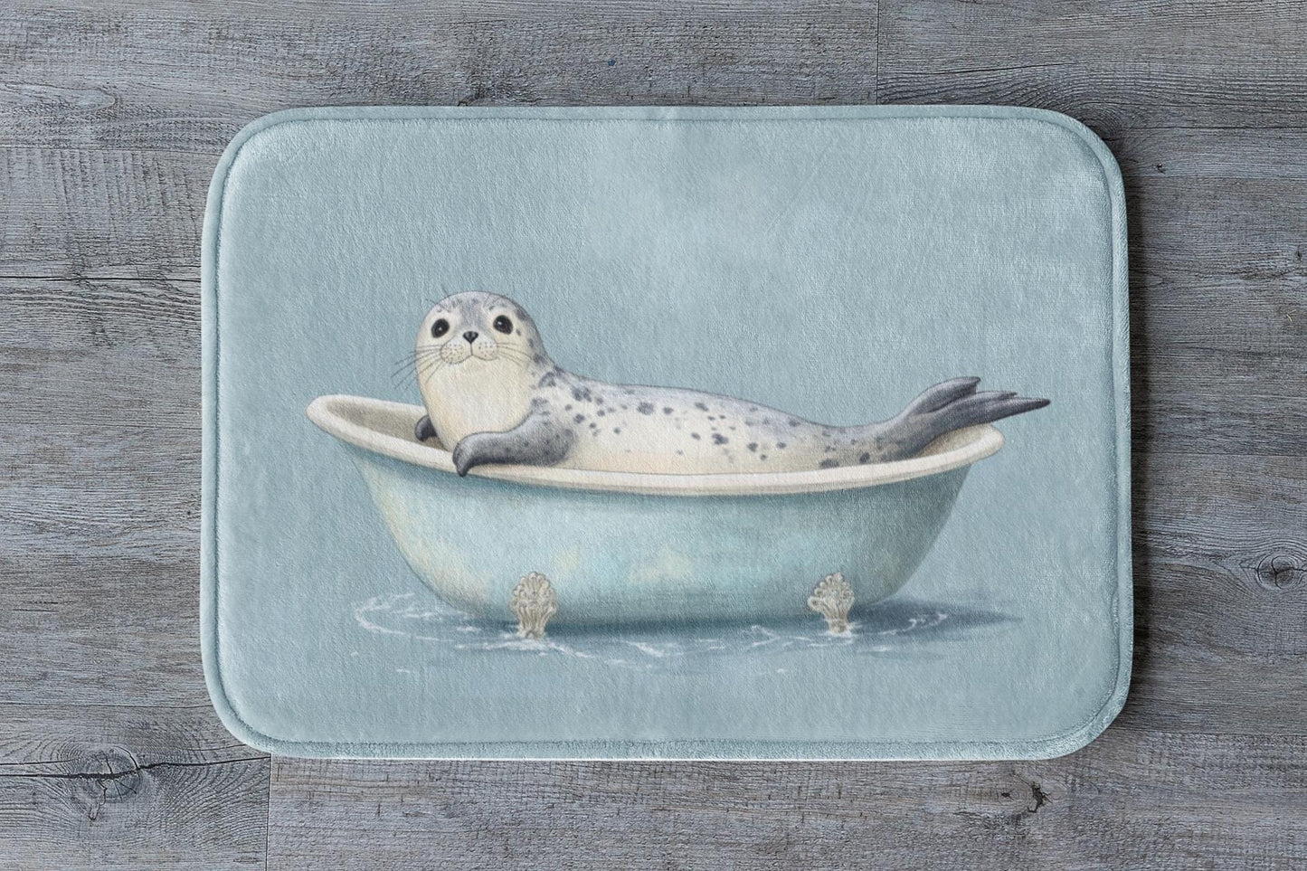Seal Bath Mat – Cute Ocean Animal Bathroom Rug