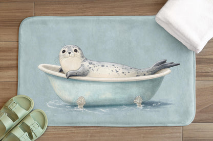 Seal Bath Mat – Cute Ocean Animal Bathroom Rug
