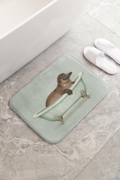 Platypus Bath Mat – Quirky Australian Animal Bathroom Rug