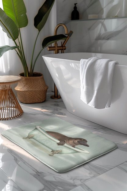Platypus Bath Mat – Quirky Australian Animal Bathroom Rug