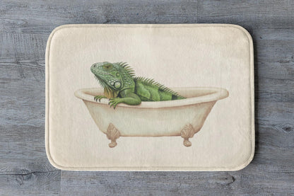 Iguana Bath Mat – Fun Reptile Bathroom Rug