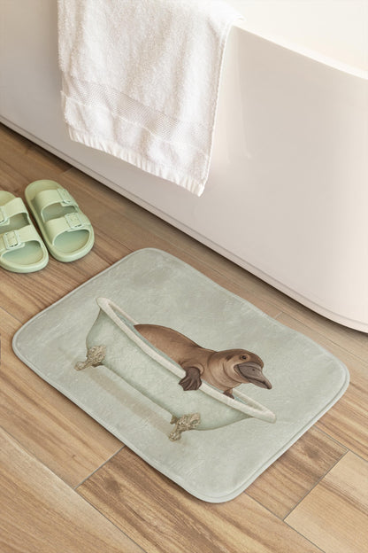 Platypus Bath Mat – Quirky Australian Animal Bathroom Rug